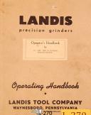 Landis-Landis 10\" and 14\" Type 2R, Grinding Machine, Operations & Parts Manual 1964-10 Inch-10\"-14 Inch-14\"-2R-01